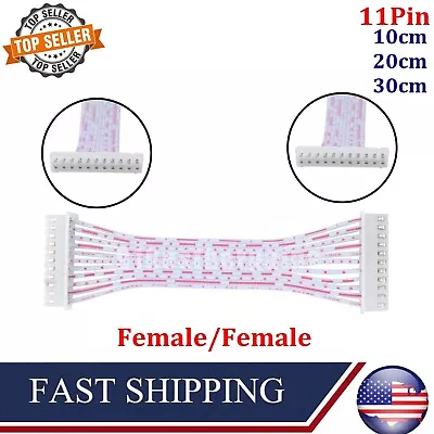 JST XH2.54mm 11 Pin Pitch Connector Cable Female To Female PCB Wire 10/20/30cm • $7.95