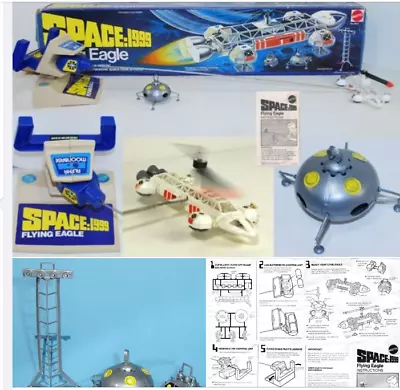 SPACE 1999 1 MATTEL* ULTRA RARE Vintage Parts Only From SPACE 1999 FLYING EAGLE • $95