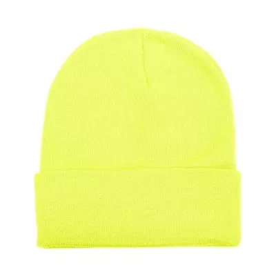Unisex Plain Warm Knit Beanie Hat Cuff Skull Ski Cap  • $6.95