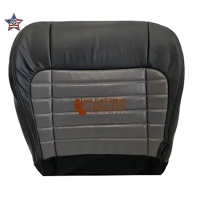 2001-2003 F150 Harley Davidson Driver Bottom Seat Cover 2 Tone Black/Gray • $159.99