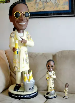 Snoop Dogg Bobblehead Nodder Lot 3 ✌ Collectors Edition Corona Beer 43187 New • $1099.90