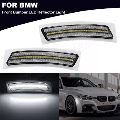 Bumper White LED Reflector Side Marker Lamp For 12-15 BMW F30 F31 F32 3-Series • $35.99