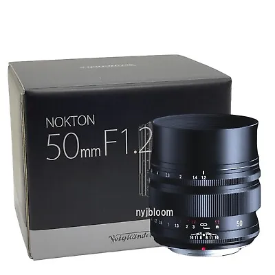 New VOIGTLANDER Nokton 50mm F1.2  FUJIFILM X Mount Lens Manual Focus • $608.98