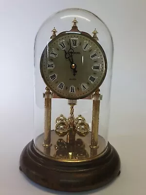 £30 • Buy  H Samuel Anniversary Clock Quartz Torsion Glass Dome Used