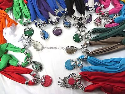 6pcs Scarves For Women Wholesale Jewelry Scarf Necklace Bulk Lot • $35.38