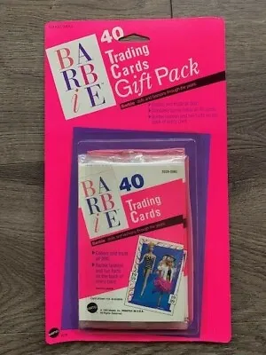 Vintage 1990 BARBIE Doll Trading Cards Gift Packs W/ PURSE Inside!- NEW!! • $7