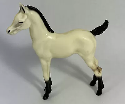 Hartland Vintage Horse Proud Arabian Foal White Black As-is • $8