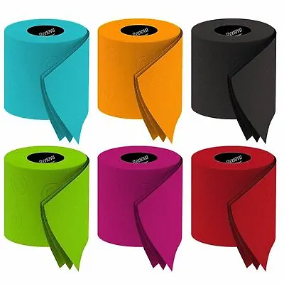 Renova 3 Ply Soft Colour Toilet Loo Bathroom Tissue Paper Rolls 6 Pack • £9.99