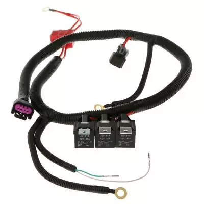 Car Power Cooling Dual Electric Fan Wiring Harness Kit Metal For GM ECU Control • $42.99