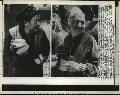 1956 Press Photo Margit Kevacaits As Refugee (L) And Now In South Africa (R). • $16.99