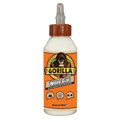 Gorilla Wood Glue Natural Wood Color 8 Ounce Bottle • $6.50