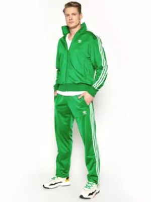 LG  Adidas Originals  MEN'S  FIREBIRD TRACKSUIT  JACKET & PANTS  Green  LAST 1 • $749.99
