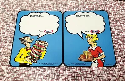 Vintage Kraft Store Display Sign Using Dagwood & Blondie Comic 1977 Made In USA  • $40