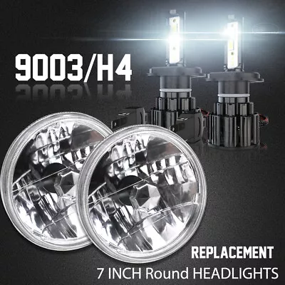 NEW 7Inch Round Led Headlight Hi-Lo Beam For Chevy C10 C20 Pickup G10 G20 Nova • $139.99