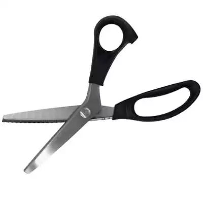 Professional Grade Pinking Shears Dressmaking Zig Zag Cut Scissors Fabric Tailor • £18.61