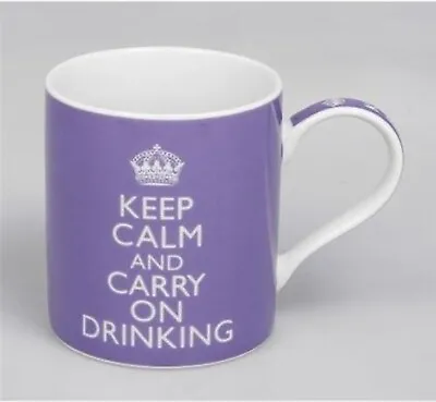 Keep Calm And Carry On Drinking Gift Boxed Mug Ideal Secret Santa Or Fun Gift • £5.99