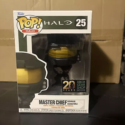Funko POP Halo Master Chief #25 XBOX Gear Shop EXCLUSIVE • $0.99