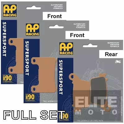 AP Racing Brake Pads To Fit Kawasaki ZZR1400 (inc. ABS) 2006-2019 Full Set • £99.99