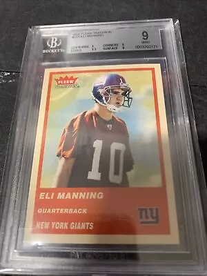 2004 Fleer Tradition - #331 Eli Manning BGS 9 • $29.99