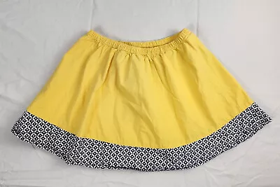 Cotton Yellow/Black Flared Skirt By Gymboree Sz 10 EUC • $9.99