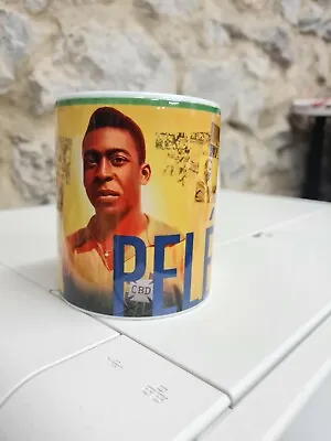 £7.99 • Buy Pele Brazil Cup Mug Greatest Footballer Of All Time Brasil World Cup Final 