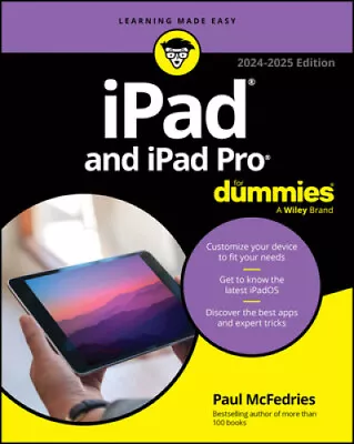 IPad & IPad Pro For Dummies By McFedries Paul • £30.78