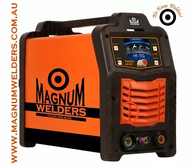Magnum Welders Tig200L Pro AC/DC Pulse Tig-Arc 200a Welder With Colour LCD Panel • $1450
