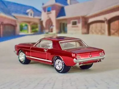 Classic 1965 65 Ford Mustang GT 289 V-8 Hard Top Coupe 1/64 Scale Limited Edit V • $32.99