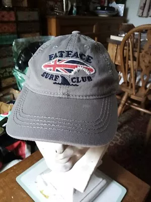 Fat Face Surf Club Grey Baseball Cap Size Medium  • £6