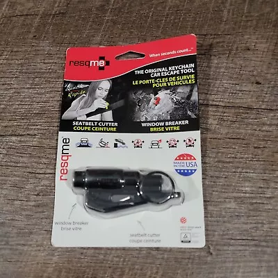 Resqme Escape Tool Emergency Seat Belt Cutter Window Breaker Keychain  • $9.99