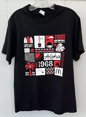 Mcdonalds Hawaii Exclusive Since 1968 Black T Shirt Saimin Aloha Shaka Sz Medium • $39.98