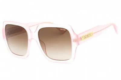 MOSCHINO MOS127/S 035J HA Sunglasses Pink Frame Brown Gradient Lenses 56mm • $61.99