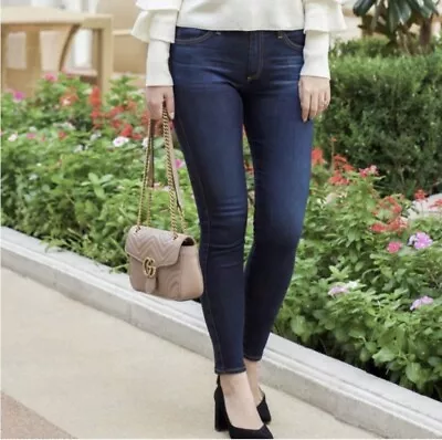 CAbi Bree Skinny Jeans J. Dark Blue Wash • $39