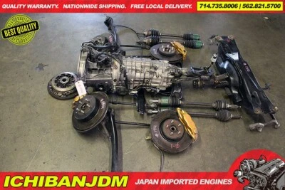 $6995 • Buy JDM Subaru Impreza WRX STI V7  NON-DCCD Transmission Full Swap 6MT BREMBO 5X100