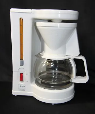 Vintage Melitta Coffee Maker BCM-4C Gevalia 4-Cup White CLEAN Dorm RV Descaled! • $39.95