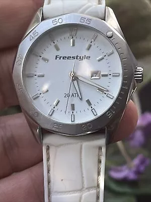 Freestyle Diver Watch 200M H20 20ATM A126-12 White Dial Me's Watch • $99