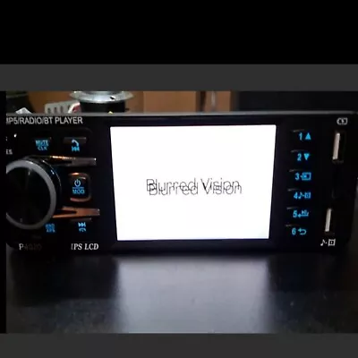 Blurred Vision BV-MP5-P4020BTSingle DIN 3.8  Car Stereo Radio FM Bluetooth MP5. • $65