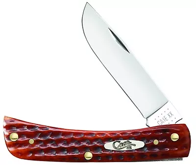 $59.99 • Buy Case XX Sod Buster Jr Knife, Pocket Worn Harvest Orange Bone (CA-7396)
