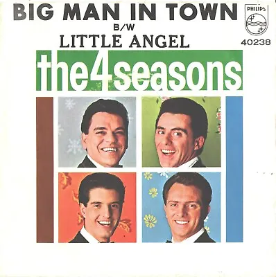 4 Seasons--picture Sleeve + 45+juke Box Title Strip-(big Man In Town)--ps--pic • $17