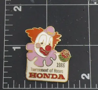 $12.99 • Buy Honda Rose Parade Float  Pin 1986 “All The World Loves A Clown”
