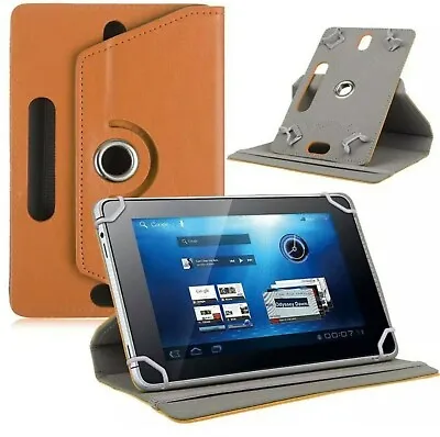For Universal Android Tablets 7  8  9  10  Folio Leather Case Cover 360° Brown • $6.99