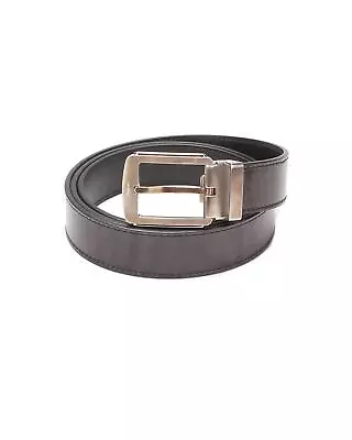 Pre Loved Salvatore Ferragamo Leather Buckle Belt  -  Belts  - Black • $606.10