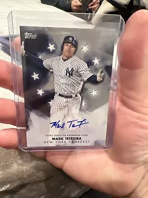 2024 Topps Series 1 Mark Teixeira Baseball Stars Auto BSA-MT New York Yankees • $19.25