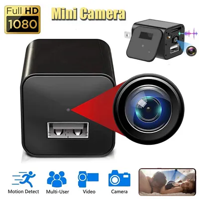 Mini Camara Oculta De Seguridad Espia 1080P HD Inalambrica Con Audio Y Video US • $20.99