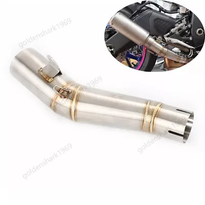 For Yamaha YZF R6 2009-2024 Exhaust Tips 61mm Mid Pipe Reserve Catalyst Slip On • $69