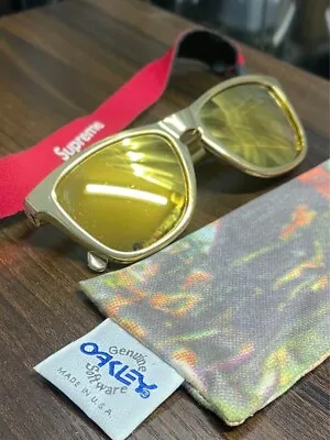 Supreme Oaklay Frogskins Gold Collaboration Accessories Eyewear Sunglasses 31 • $1899.99