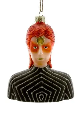 $21.99 • Buy Large ZIGGY STARDUST David Bowie Glass Christmas Ornament, By Cody Foster