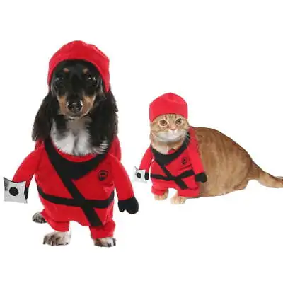 $23 • Buy NINJA Power Ranger Pug Boston Terrier Shih Tzu Cat DOG COSTUME Sz S NEW❤️sj7m69