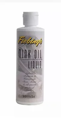 Fiebings Mink Oil Liquid Conditions And Preserves Smooth Leather Articles • $9