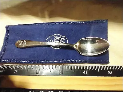 Reed And Barton Minature Stainless Steel Spoon No Monogram 5in In Velvet Bag • $10